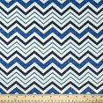 thumbnail image 1 of Waverly Inspirations 45" 100% Cotton Chevron Printed Sewing & Craft Fabric By the Yard, Navy, 1 of 2