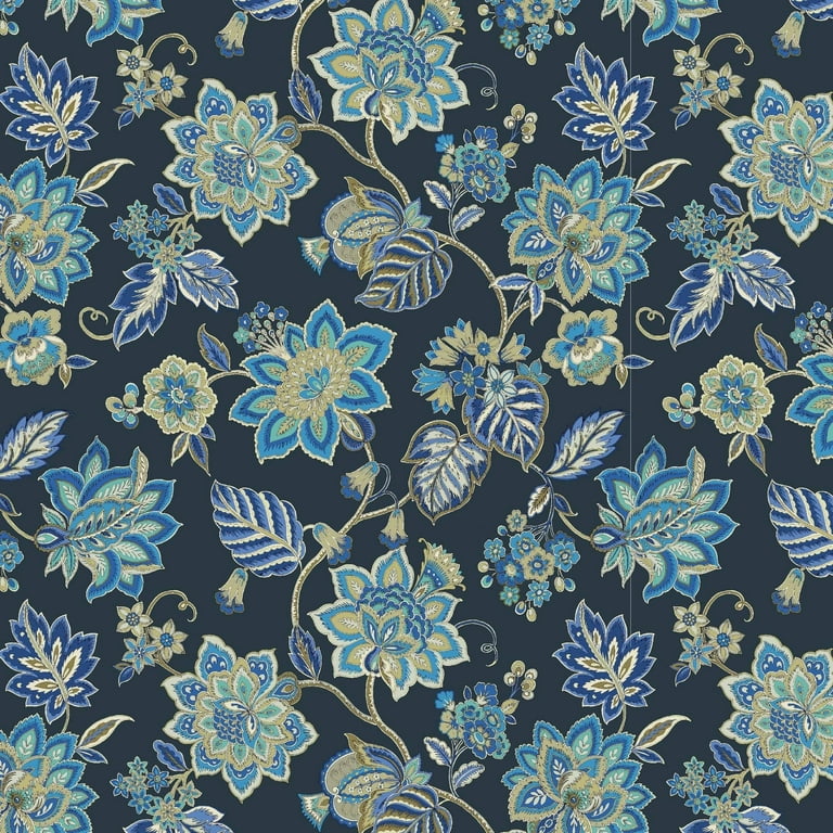 Waverly Inspirations 54 100% Cotton Sewing & Craft Fabric By the Yard,  Navy 