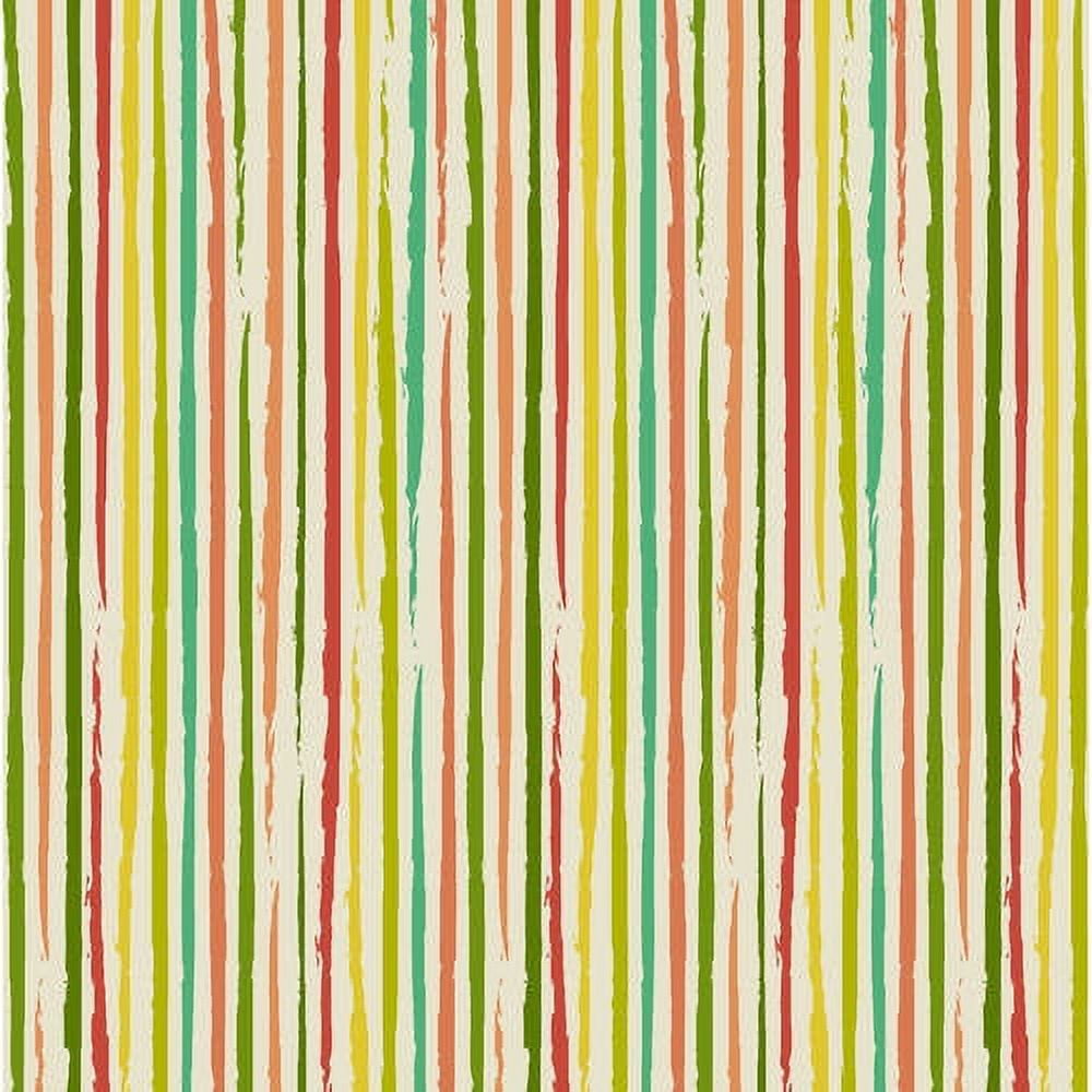 Waverly Inspirations 8 yd By the Bolt 100% Cotton Duck Fabric, Mini Stripe, Multicolor, 45" Wide for Quilting & Sewing