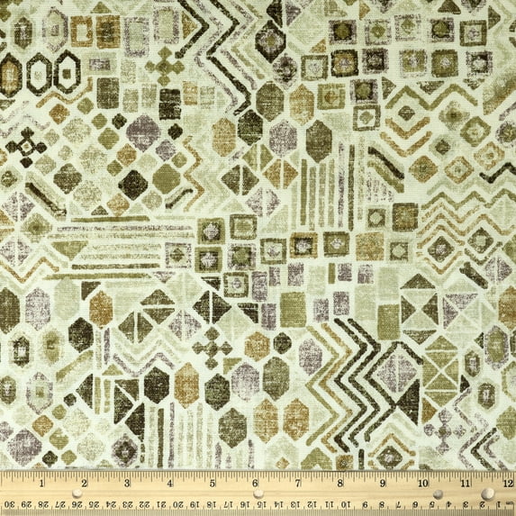 Waverly Inspirations 45" 100% Cotton Patchwork Sewing & Craft Fabric By the Yard, Tan