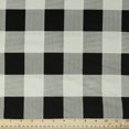 thumbnail image 1 of Waverly Inspirations 100% Cotton Duck 45" Width Buffalo Plaid Black & White Color Sewing Fabric by the Yard, 1 of 2