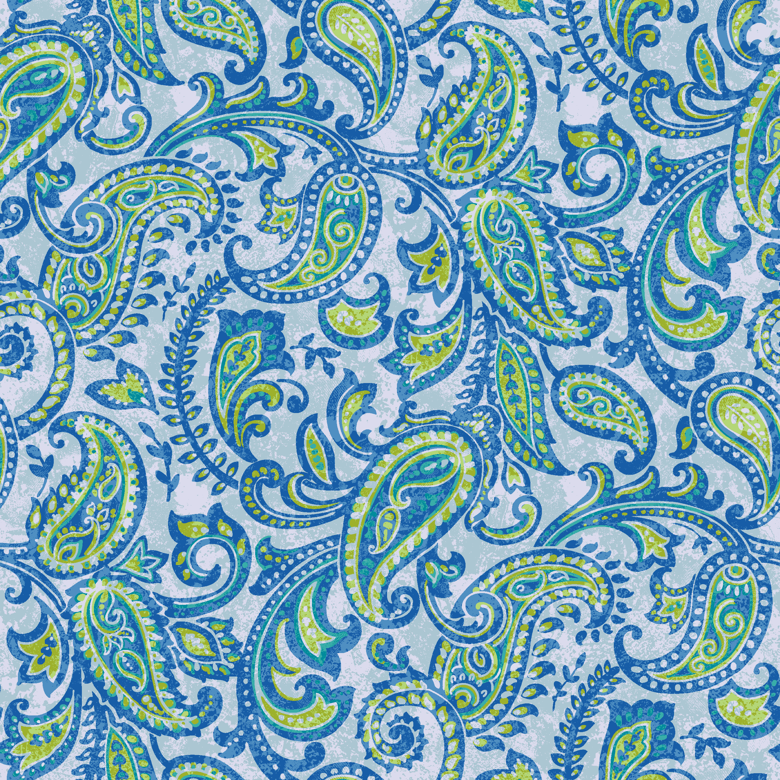 Waverly Inspirations 45" 100% Cotton Printed Sewing & Craft Fabric By the Yard, Blue