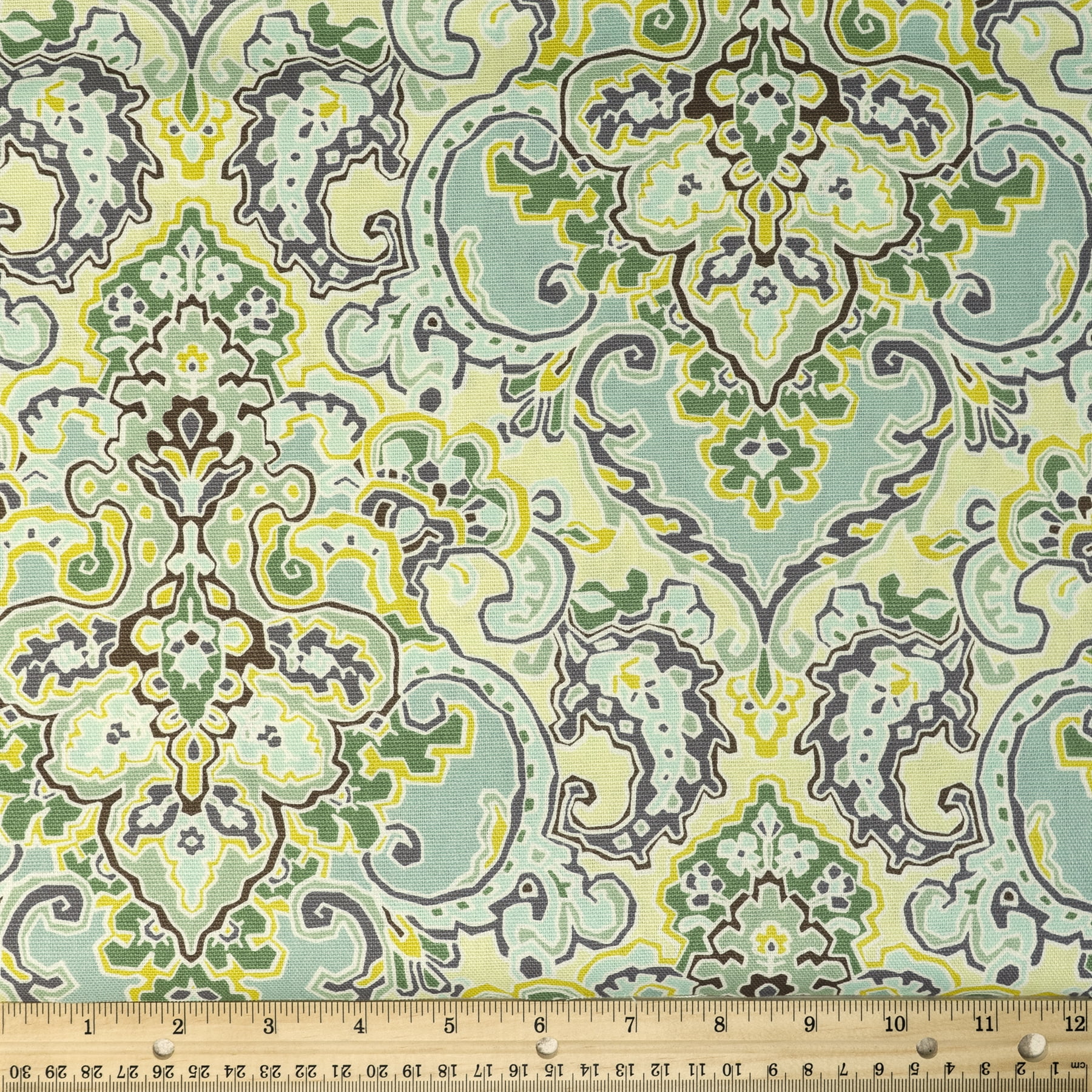 Waverly Inspirations By the Yard 100% Cotton Printed Fabric, Carpet Spa, 45" Wide for Quilting & Sewing