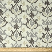 Waverly Inspirations 100% Cotton Duck 45" Width Interlock Grey Color Sewing Fabric by the Yard