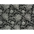thumbnail image 1 of Waverly Inspirations 100% Cotton Duck 45" Width Scroll Black Color Sewing Fabric by the Yard, 1 of 3