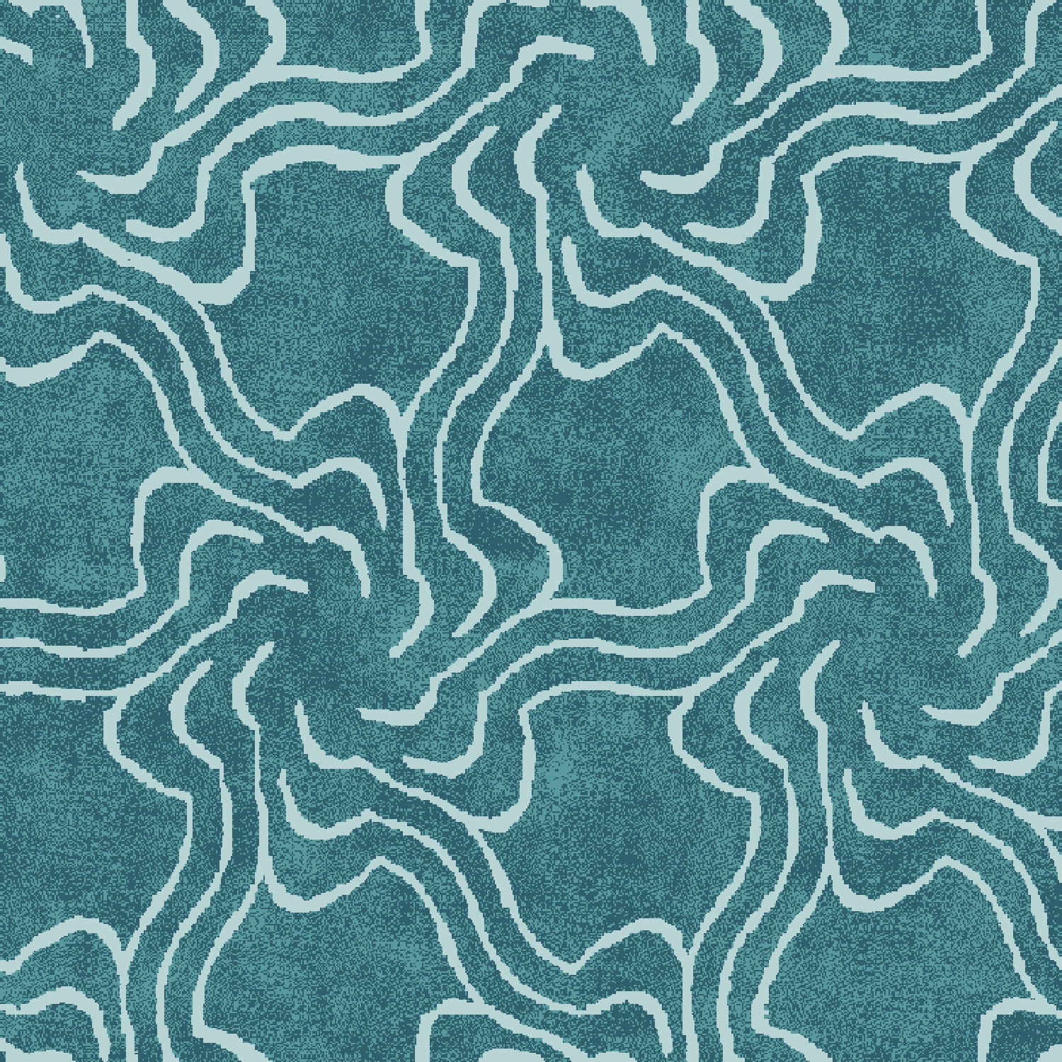 Waverly Inspirations 45" 100% Cotton Sewing & Craft Fabric 8 yd By the Bolt, Teal