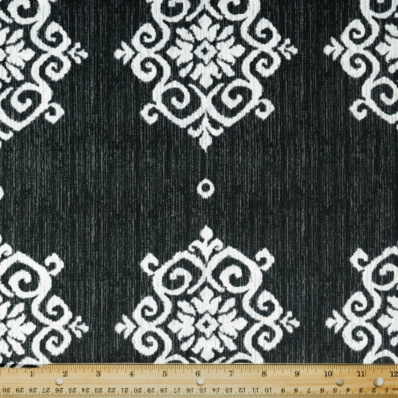 Waverly Inspirations 45" 100% Cotton Sewing & Craft Fabric By the Yard, Black and White