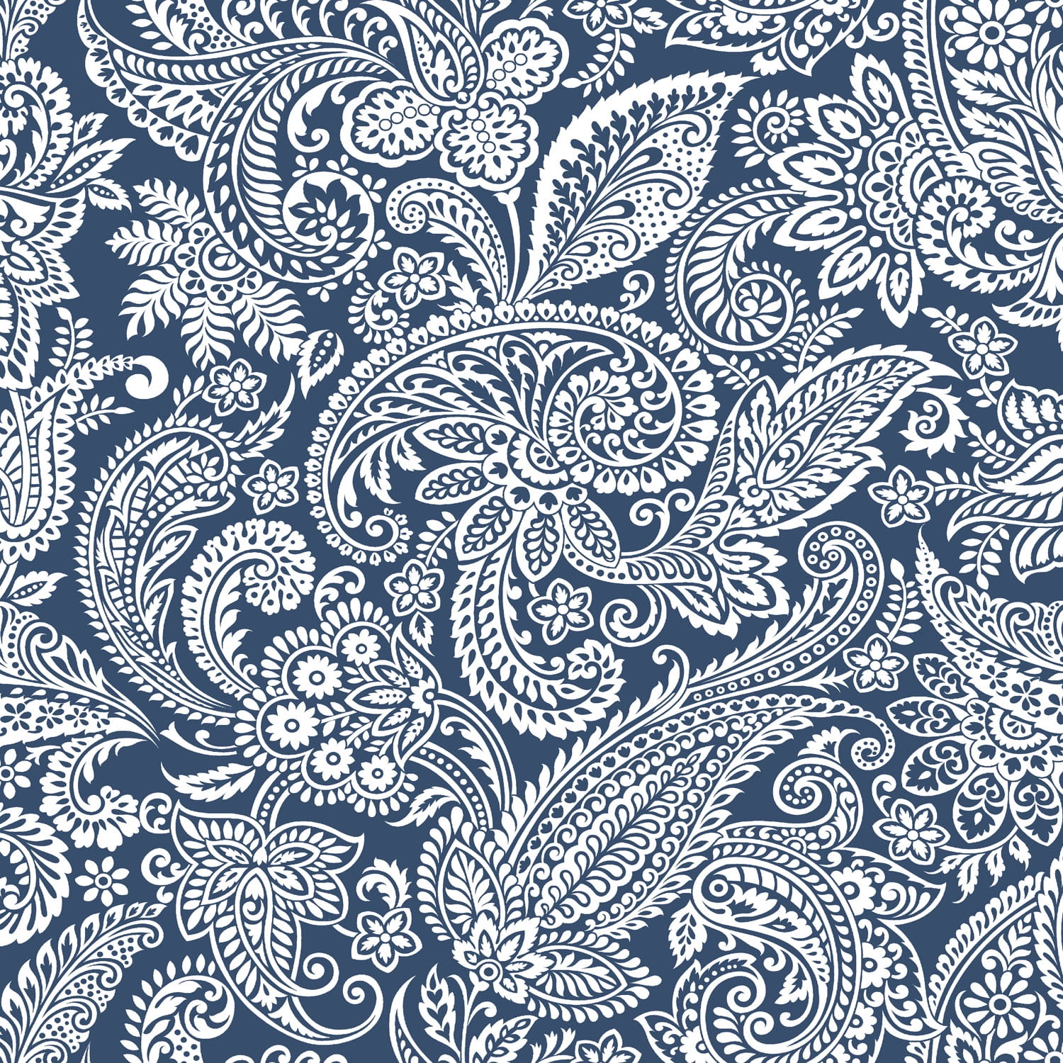 Waverly Inspirations 45" 100% Cotton Sewing & Craft Fabric By the Yard, Navy
