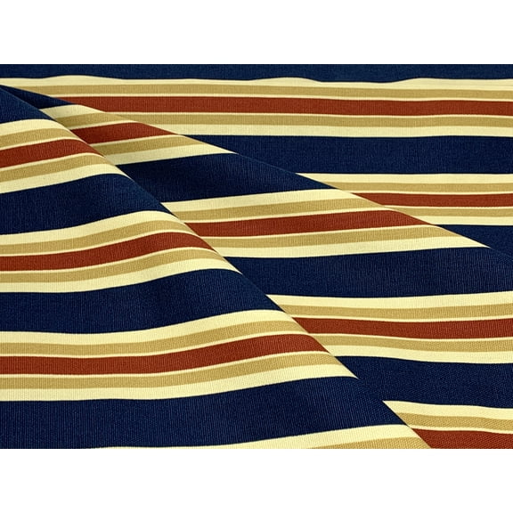 Waverly Inspirations 45" 100% Cotton Striped Sewing & Craft Fabric By the Yard, Navy