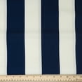 thumbnail image 1 of Waverly Inspirations 100% Cotton Duck 45" Width Stripe Print Navy Color Sewing Fabric by the Yard, 1 of 2