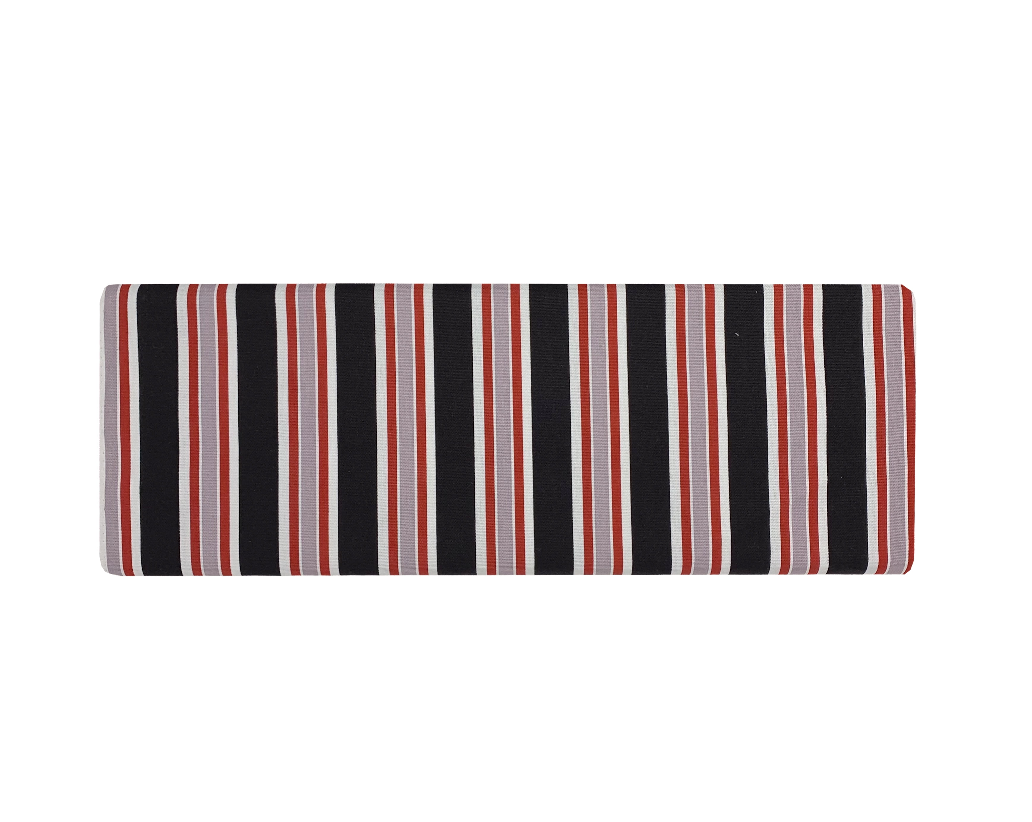Waverly Inspirations 45" 100% Cotton Striped Sewing & Crafting Fabrics, 8 yd By the Bolt, Black, Gray and Red