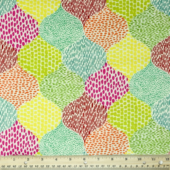 Waverly Inspirations 45" 100% Cotton Teardrop Sewing & Craft Fabric 8 yd By the Bolt, Hot Pink