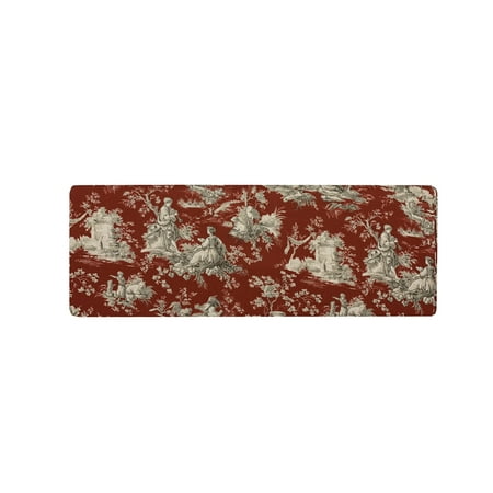 Waverly Inspirations 45" 100% Cotton Toile Sewing & Craft Fabric 8 yd By the Bolt, Ruby