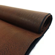 Waverly Inspirations 52" Faux Leather Alligator Print Upholstery Home Decor Fabric By The Yard, Brown, Available In Multiple Colors