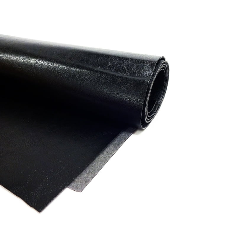 Solid PVC Vinyl Fabric Black
