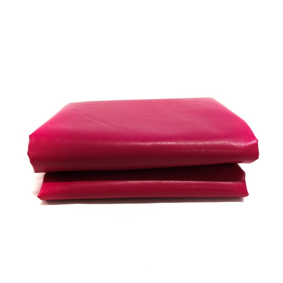 Waverly Inspirations 52" Faux Leather Upholstery Home Decor Solid Fabric, Hot Pink, Available In Multiple Colors