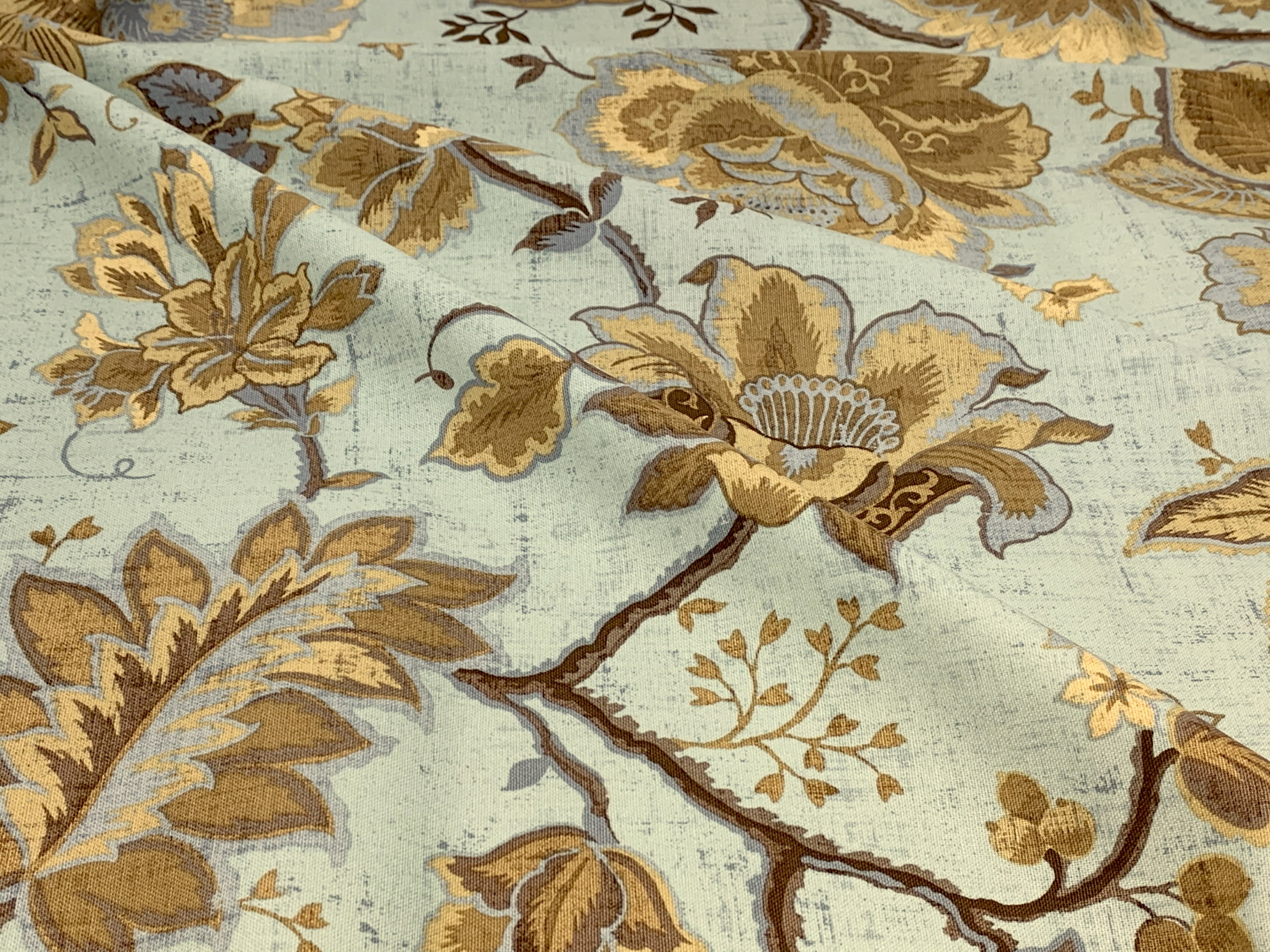Waverly Inspirations 54" 100% Cotton Printed Sewing & Craft Fabric By the Yard, Spa