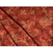 Waverly Inspirations 54" 100% Cotton Scroll Sewing & Craft Fabric By the Yard, Red