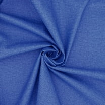 Waverly Inspirations 54" (By The Yard) Craft Projects Quilting Faux Oxford Fabric, Cobalt