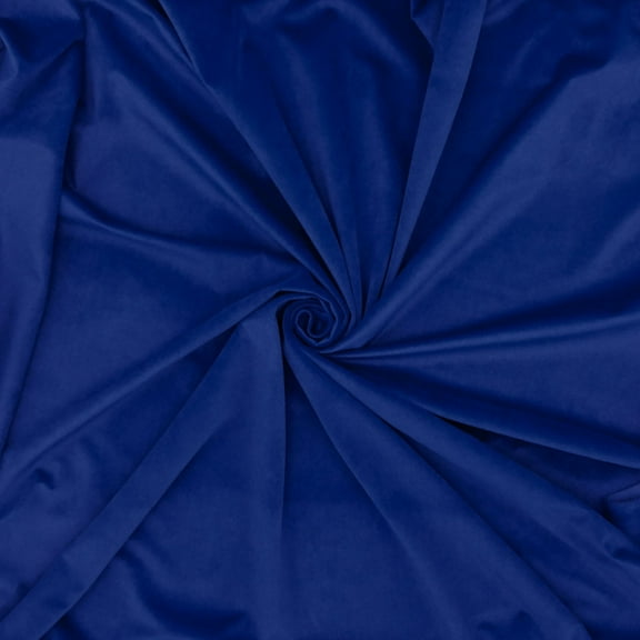 Waverly Inspirations 54"(By The Yard)Craft Projects Quilting Faux Velvet Fabric, Cobalt