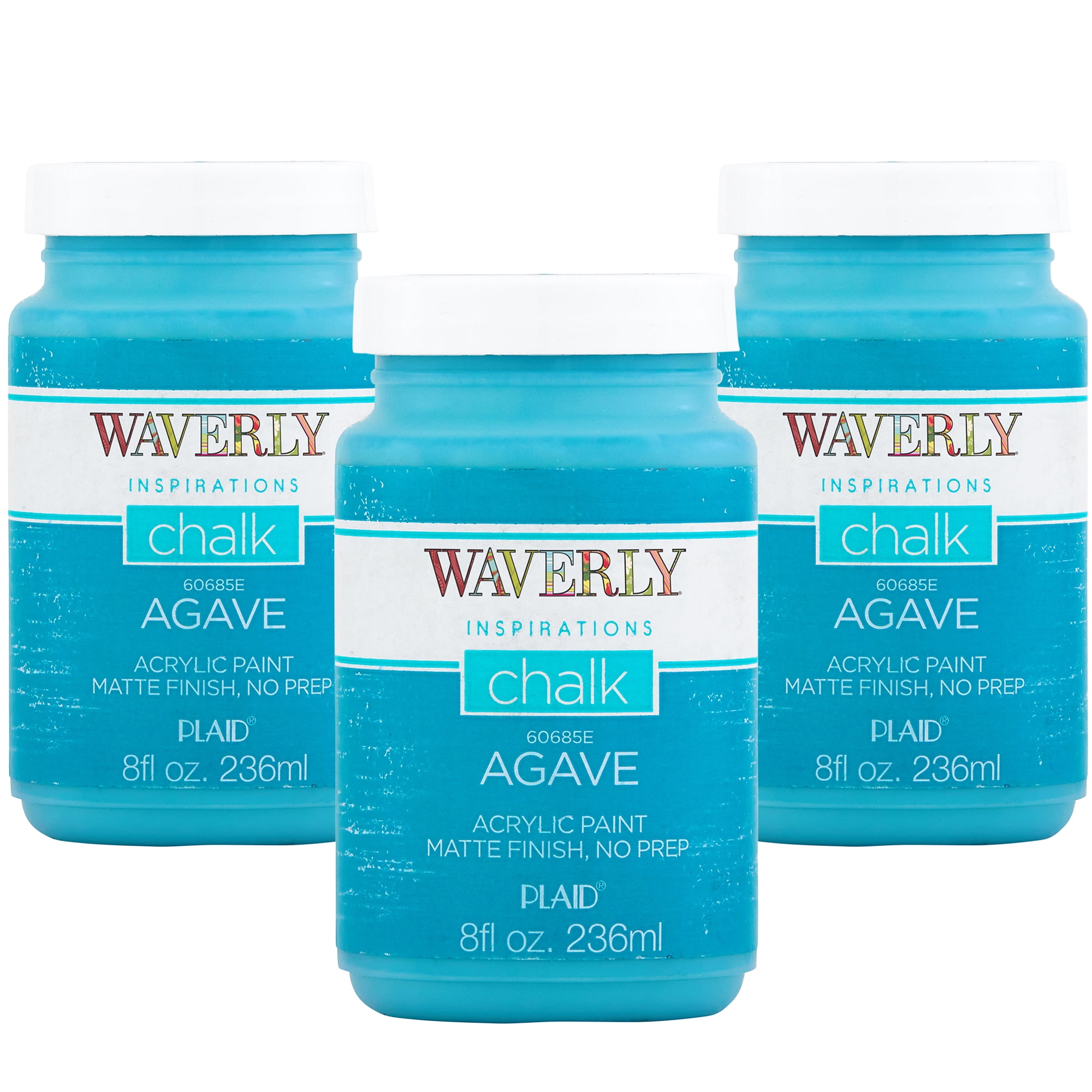 Waverly Inspirations Acrylic Chalk Paint Kit, Ocean, Set of 3, 8 fl oz Each  