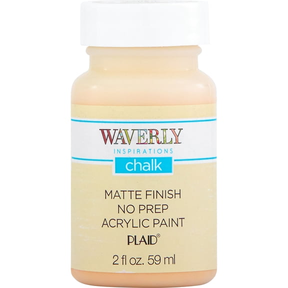 Waverly Inspirations Chalk Paint, Ultra Matte, Cashew, 2 fl oz
