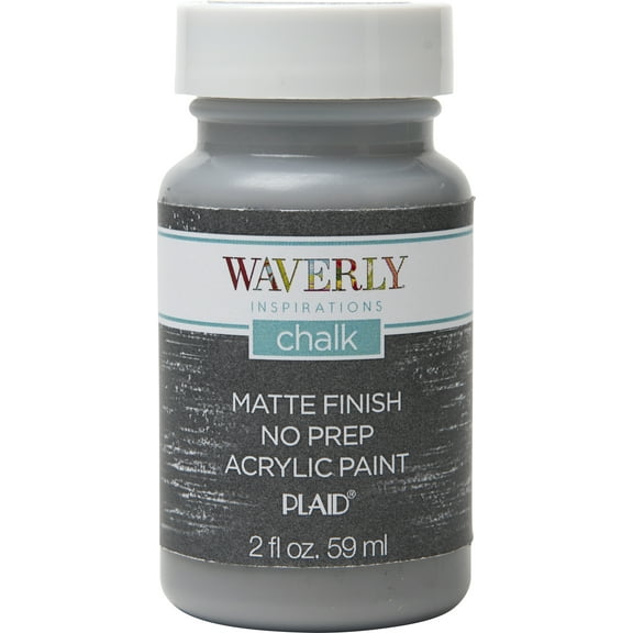 Waverly Inspirations Chalk Paint, Ultra Matte Finish, Steel, 2 fl oz