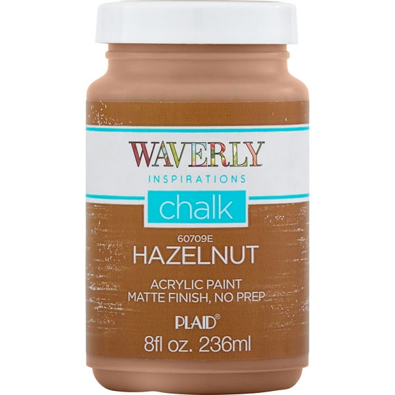 Waverly Inspirations Chalk Paint, Ultra Matte, Hazelnut, 8 fl oz