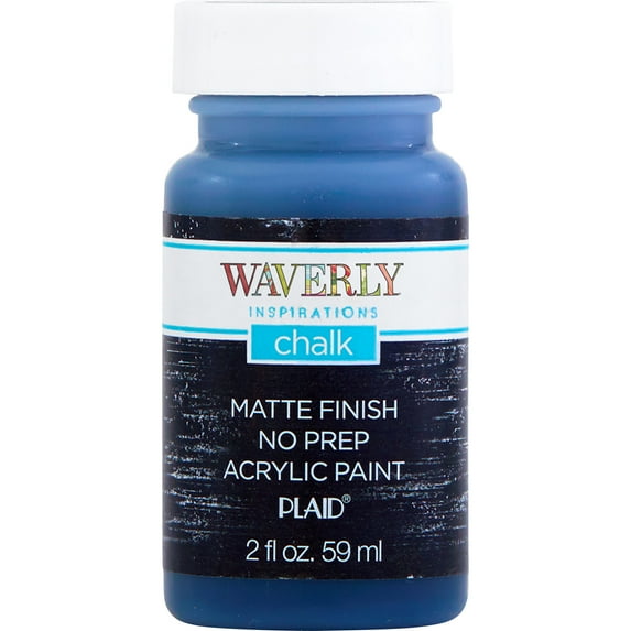 Waverly Inspirations Chalk Paint, Ultra Matte, Ink, 2 fl oz
