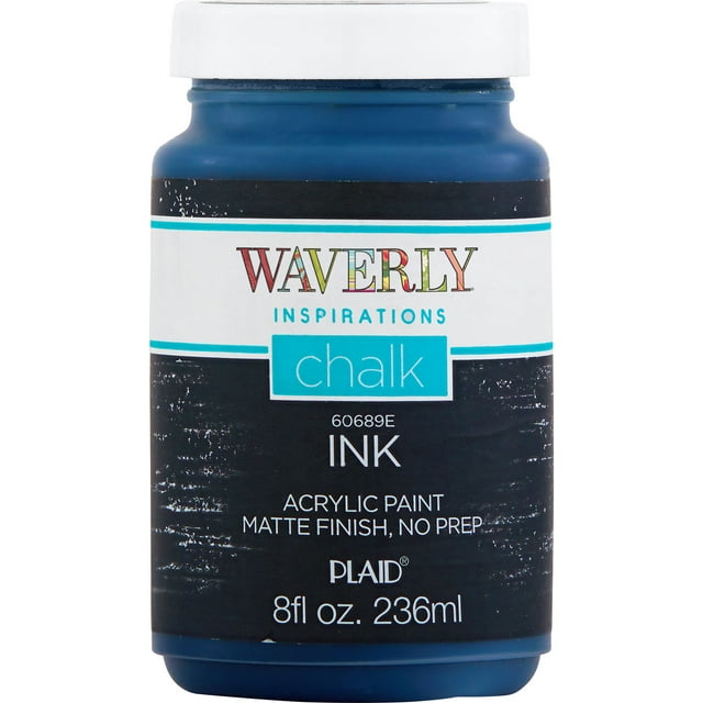 Waverly Inspirations Chalk Paint, Ultra Matte Ink, 8 fl oz