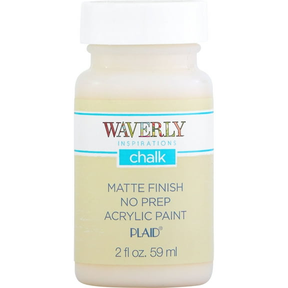 Waverly Inspirations Chalk Paint, Ultra Matte, Ivory, 2 fl oz