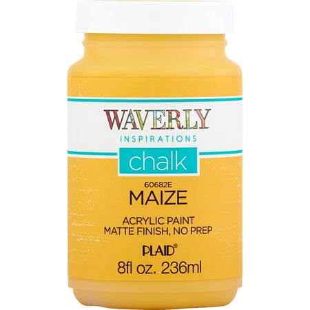 Waverly Inspirations Chalk Paint, Ultra Matte, Maize, 8 fl oz