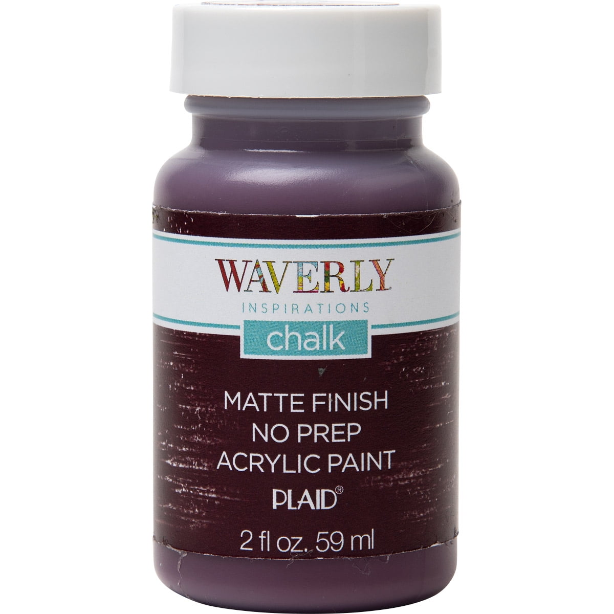 Waverly Inspirations Chalk Paint, Ultra Matte, Merlot, 2 fl oz