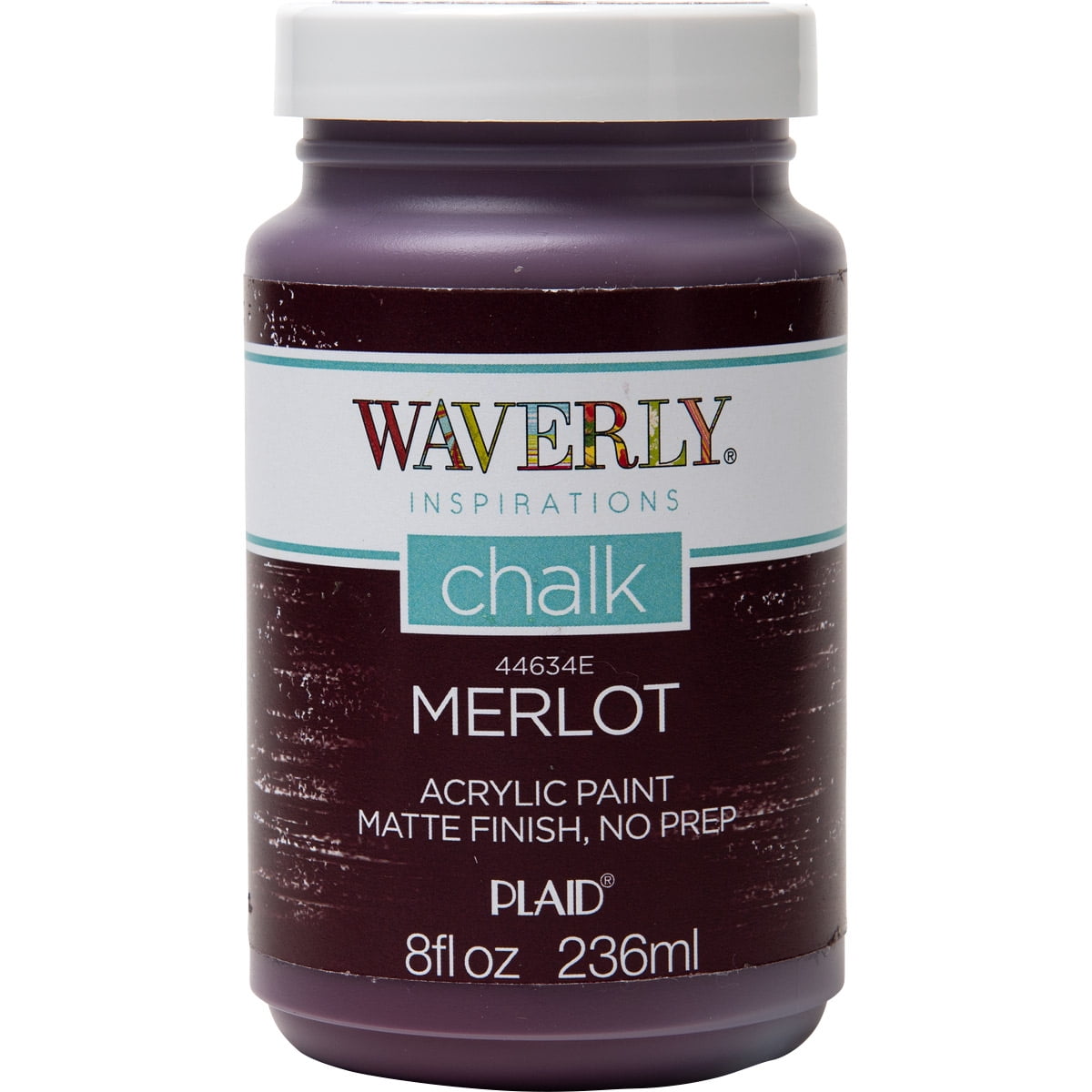Waverly Inspirations Chalk Paint, Ultra Matte, Merlot, 8 fl oz