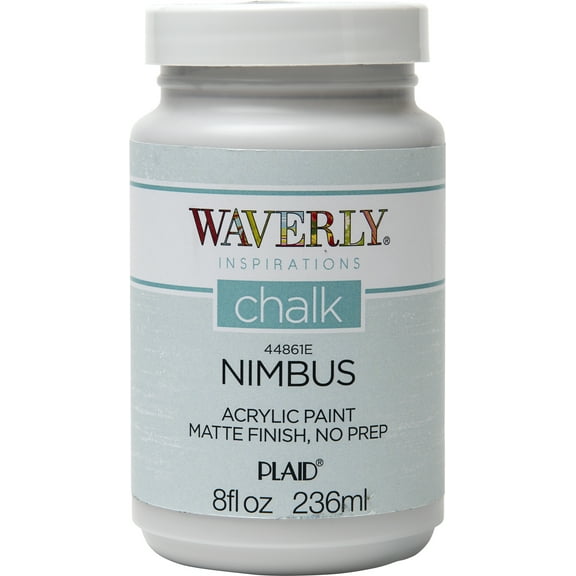 Waverly Inspirations Chalk Paint, Ultra Matte, Nimbus, 8 fl oz