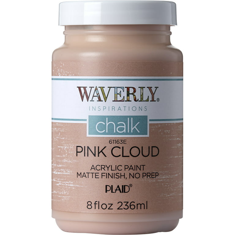 Waverly Inspirations Chalk Paint, Ultra Matte, Pink Sky, 8 fl oz