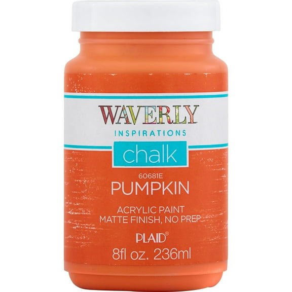 Waverly Inspirations Chalk Paint, Ultra Matte, Pumpkin, 8 fl oz