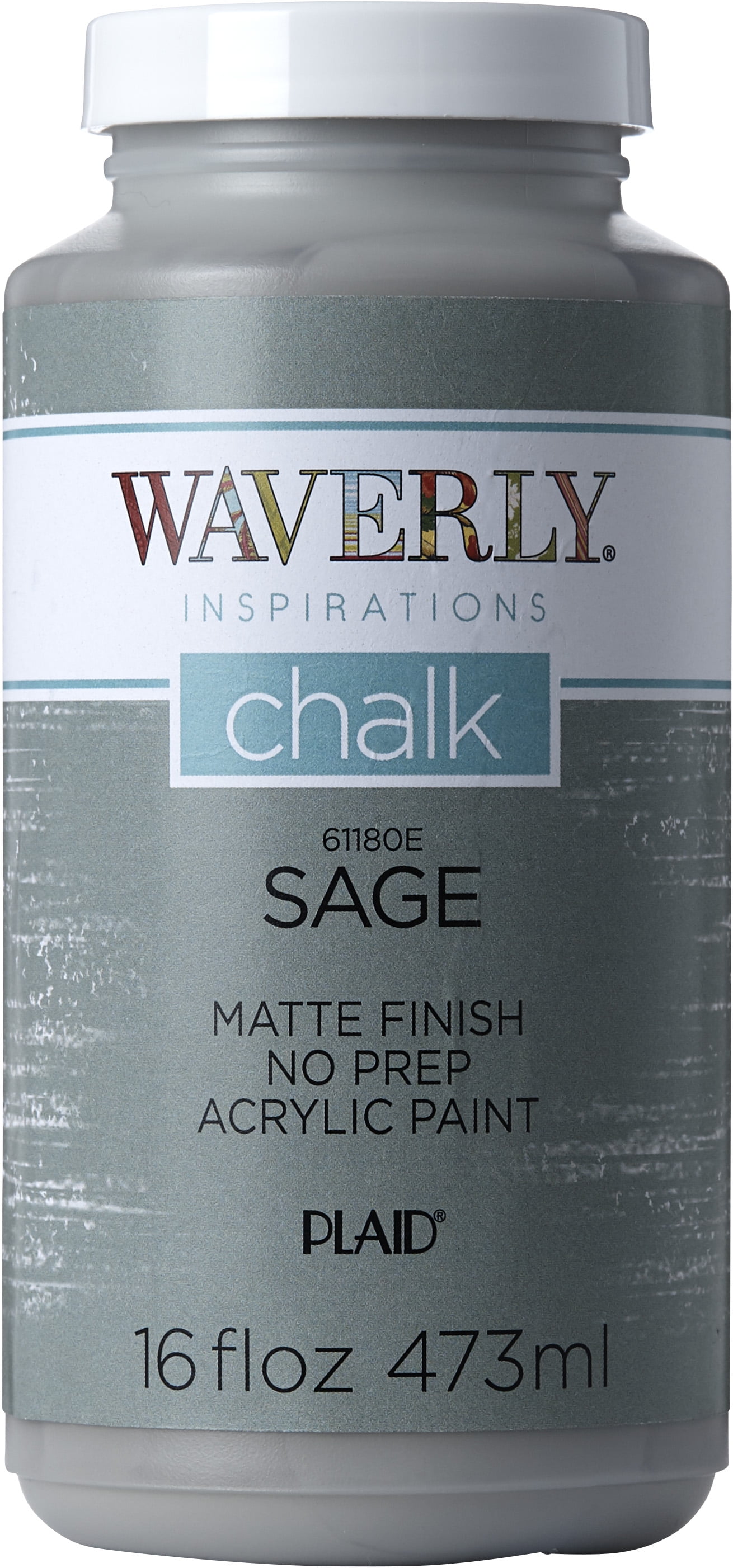 Waverly Inspirations 60734E Chalk Paint, Matte, Antique Wax Brown, 2 Fl. Oz.