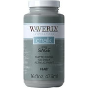 Waverly Inspirations Chalk Paint, Ultra Matte, Sage, 16 fl oz