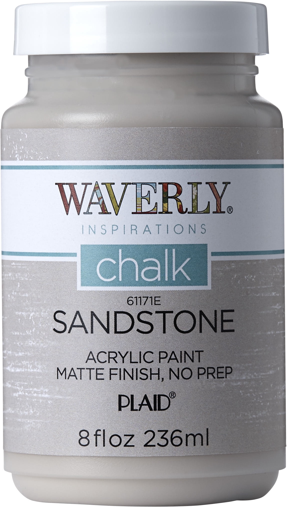 Waverly Inspirations Chalk Paint, Ultra Matte, Sandstone, 8 fl oz