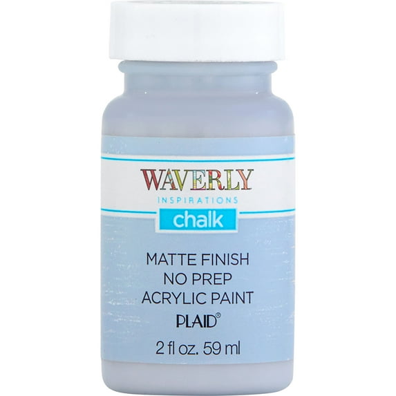 Waverly Inspirations Chalk Paint, Ultra Matte, Silver Lining, 2 fl oz