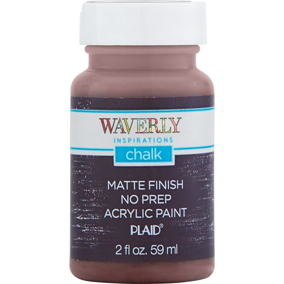 Waverly Inspirations Chalk Paint, Ultra Matte, Truffle, 2 fl oz