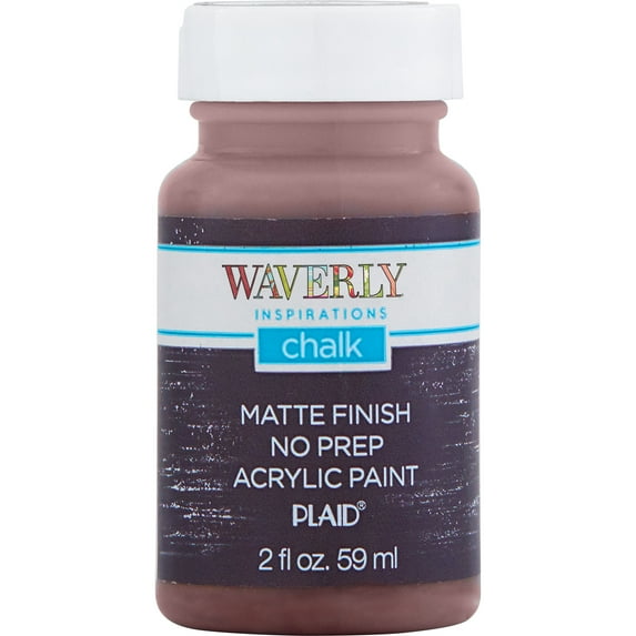 Waverly Inspirations Chalk Paint, Ultra Matte, Truffle, 2 fl oz