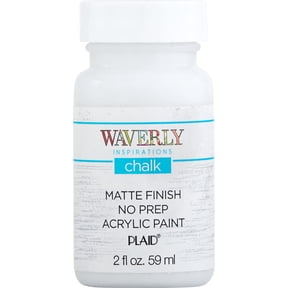 Waverly Inspirations Chalk Paint, Ultra Matte, White, 2 fl oz