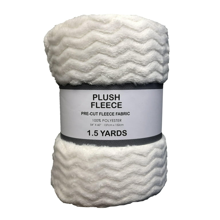 Plush Coral 100% Polyester Fleece Crafting Fabric, 1.5 yard precut