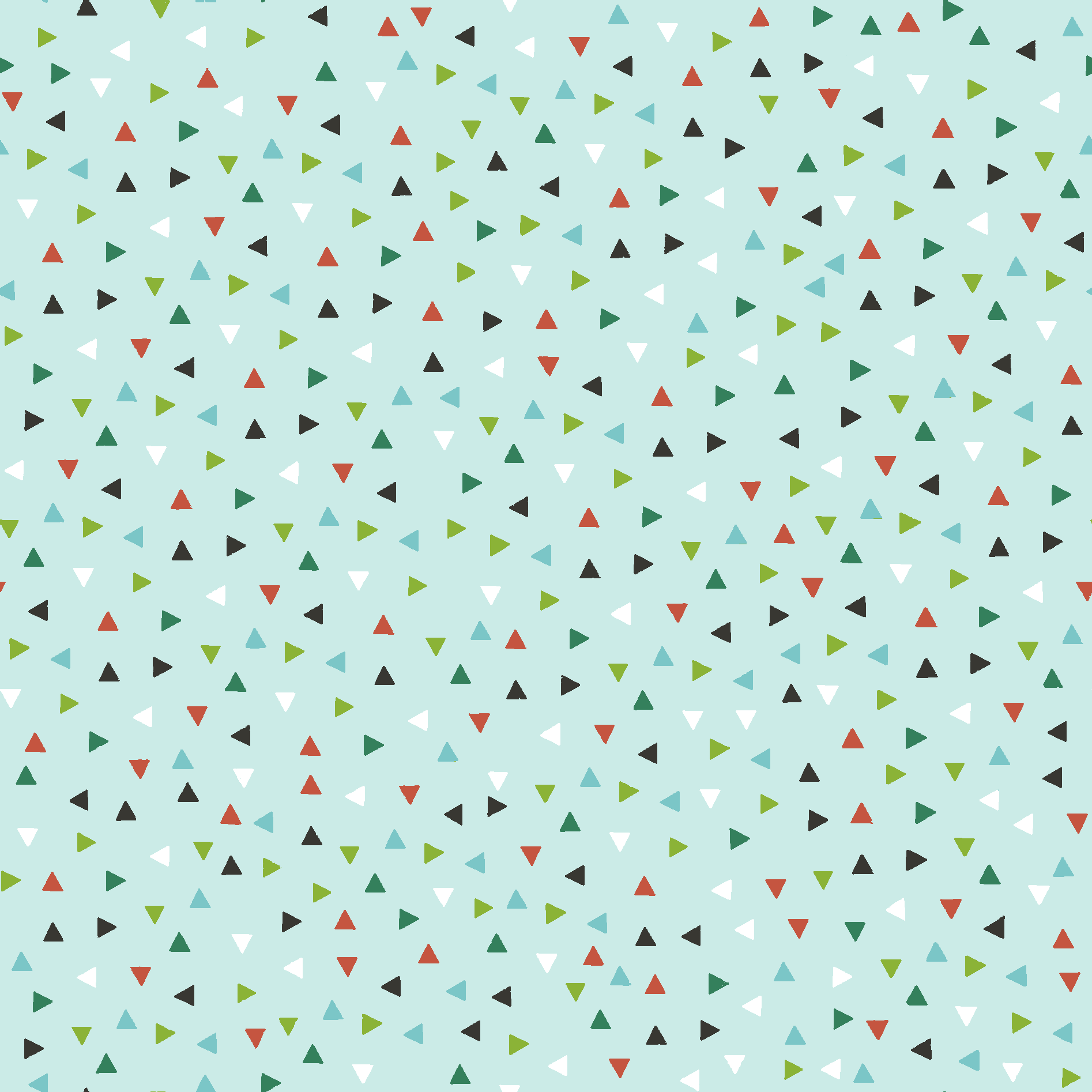 Waverly Inspirations Cotton 18" x 21" Confetti Sky Color Fat Quarter, 1 Piece