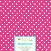 Waverly Inspirations Cotton 18" x 21" Fat Quarter Medium Dot MAGENTA Print Fabric, 1 Each