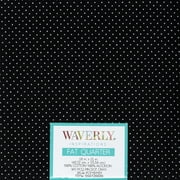 Waverly Inspirations Cotton 18" x 21" Fat Quarter PINDOT ONYX Print Fabric, 1 Each
