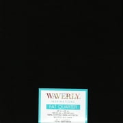 Waverly Inspirations Cotton 18" x 21" Fat Quarter Solid Onyx Print Fabric, 1 Each