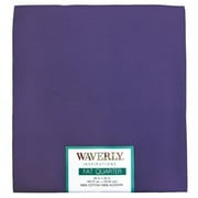 Waverly Inspirations Cotton 18 x 21 Fat Quarter Solid PANSY Print Fabric, 1 Each
